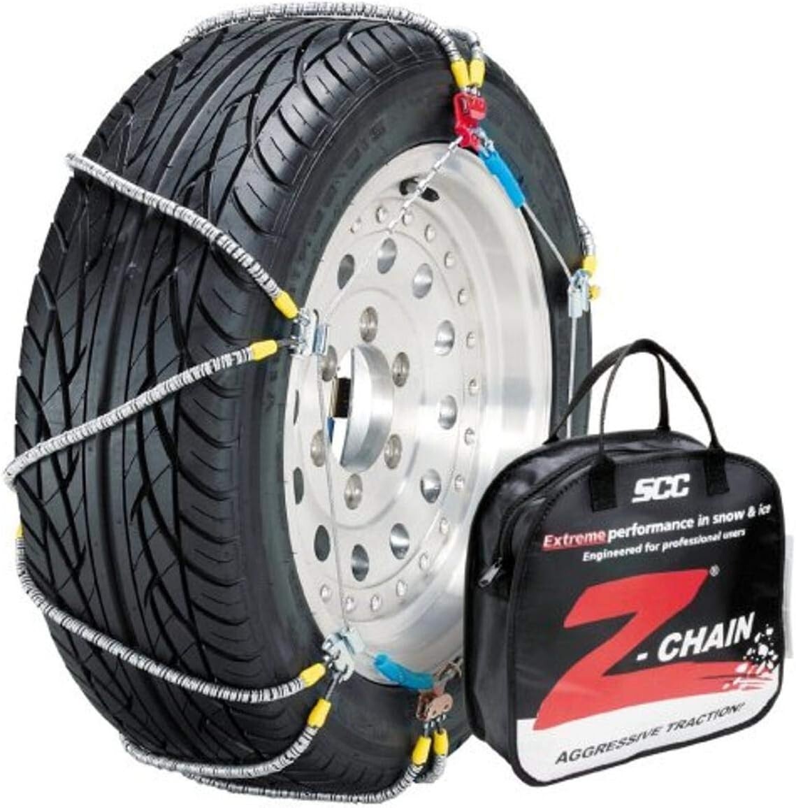 128 New SCC Z-Chain Tire Snow Chain Z-555x4, Z-563x71, ZT-741x22, TA-1951x31 Lot