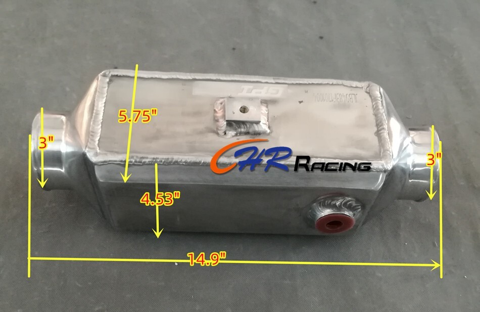 Universal Aluminum Turbo Front-Mount Water to Air Intercooler EXTRA COOLING