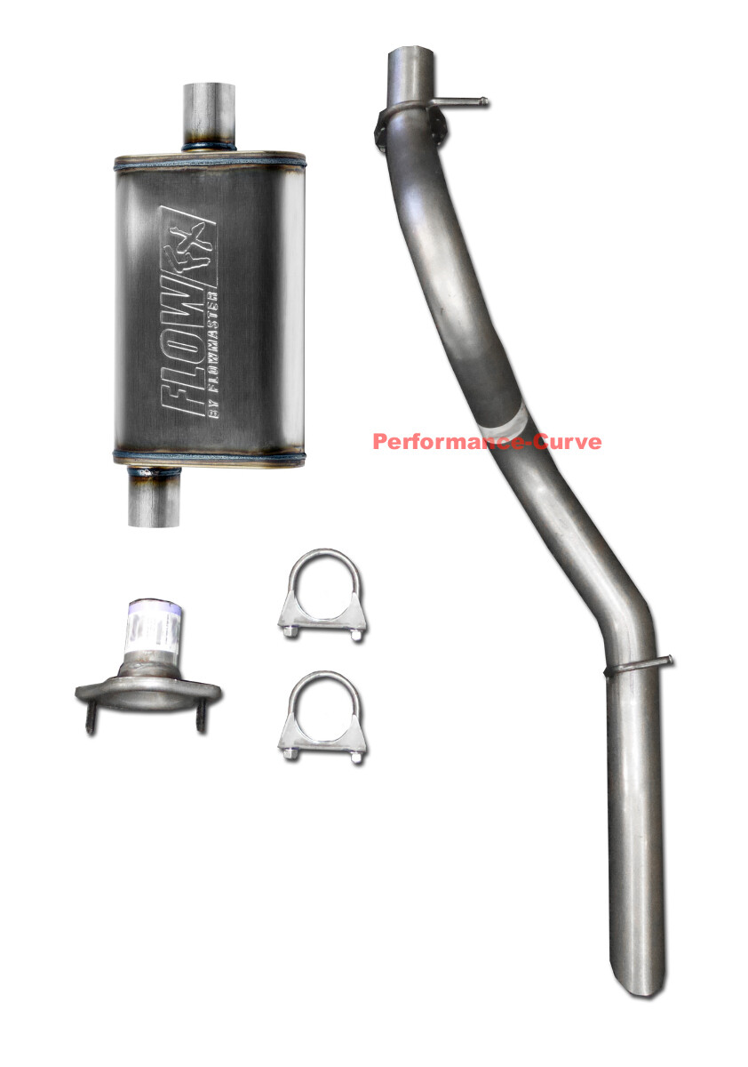 01 - 06 Jeep Wrangler Exhaust w/ Flowmaster FlowFX Muffler 01 - 06 Jeep Wrangler Exhaust w/ Flowmaster FlowFX Muffler