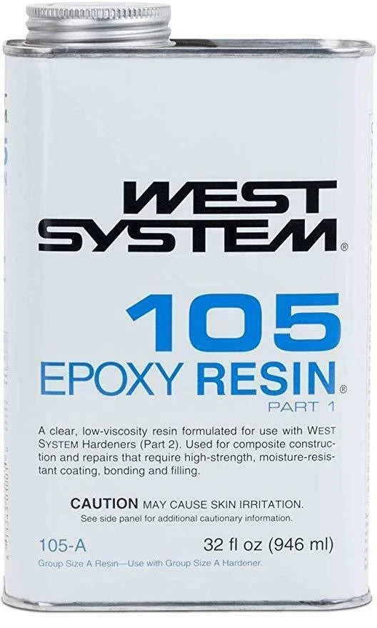 West System 105 Epoxy Resin Quart 655-105A 