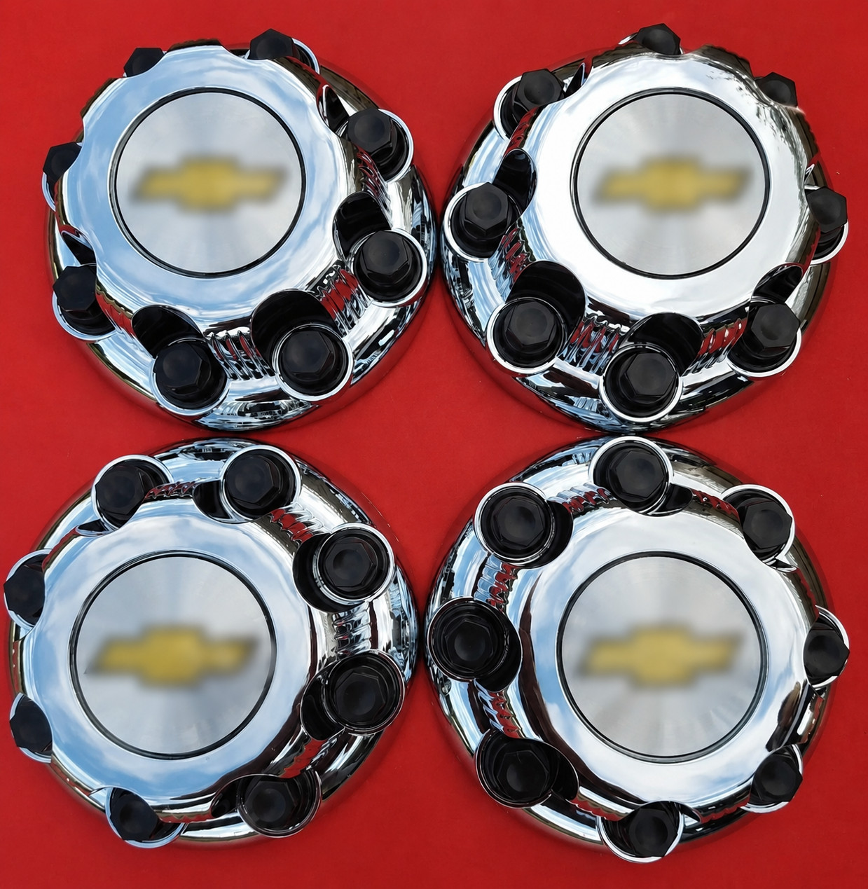 4 PCS 8-Lug Chrome Wheel Center Hub Cap Fits Chevy Express Van 2500 3500 4 PCS 8-Lug Chrome Wheel Center Hub Cap Fits Chevy Express Van 2500 3500