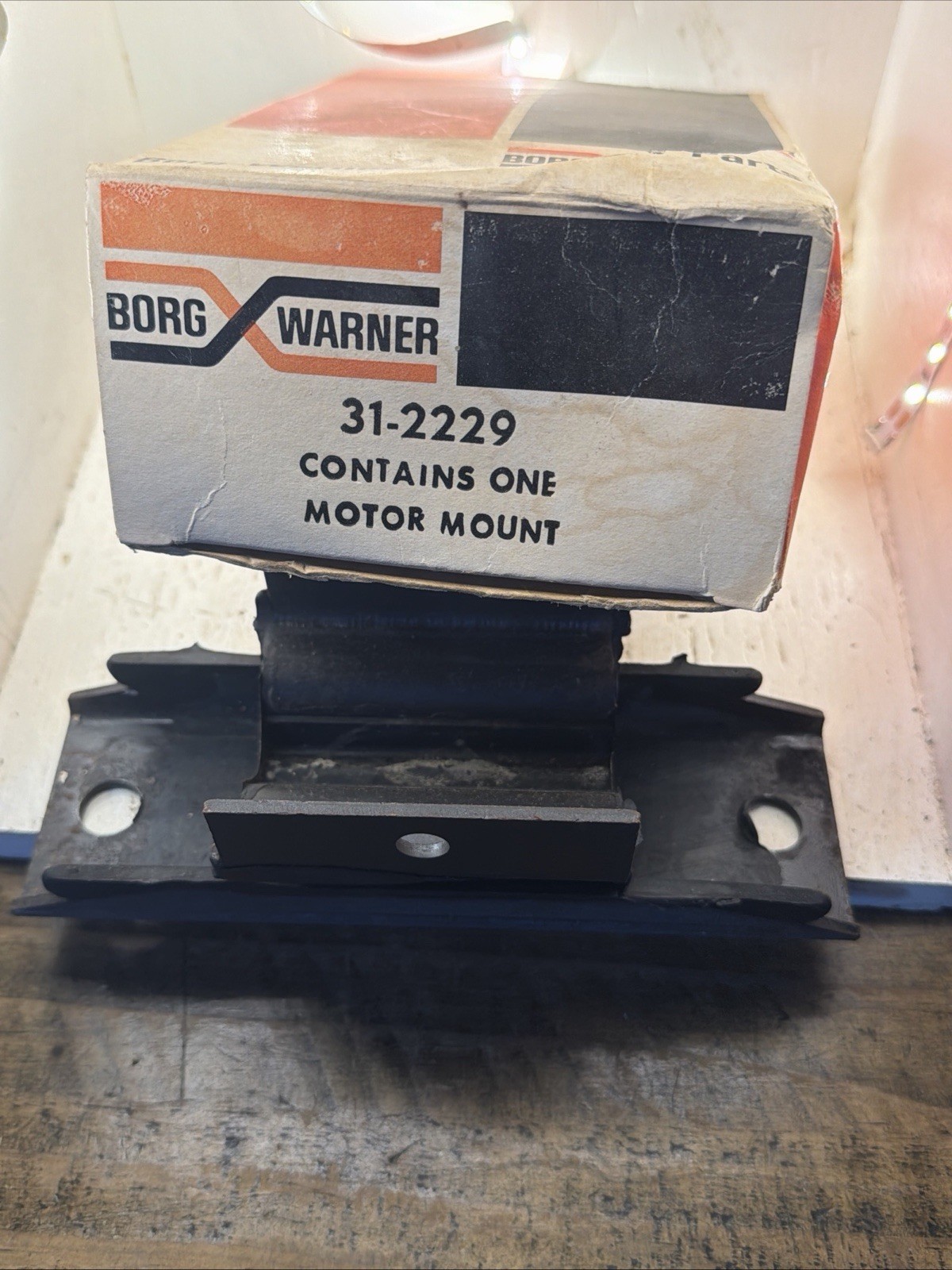 NORS Borg Warner 31-2229 Rear Motor Mount For 63-64 Ford REPL C3AZ-6068-D NOS