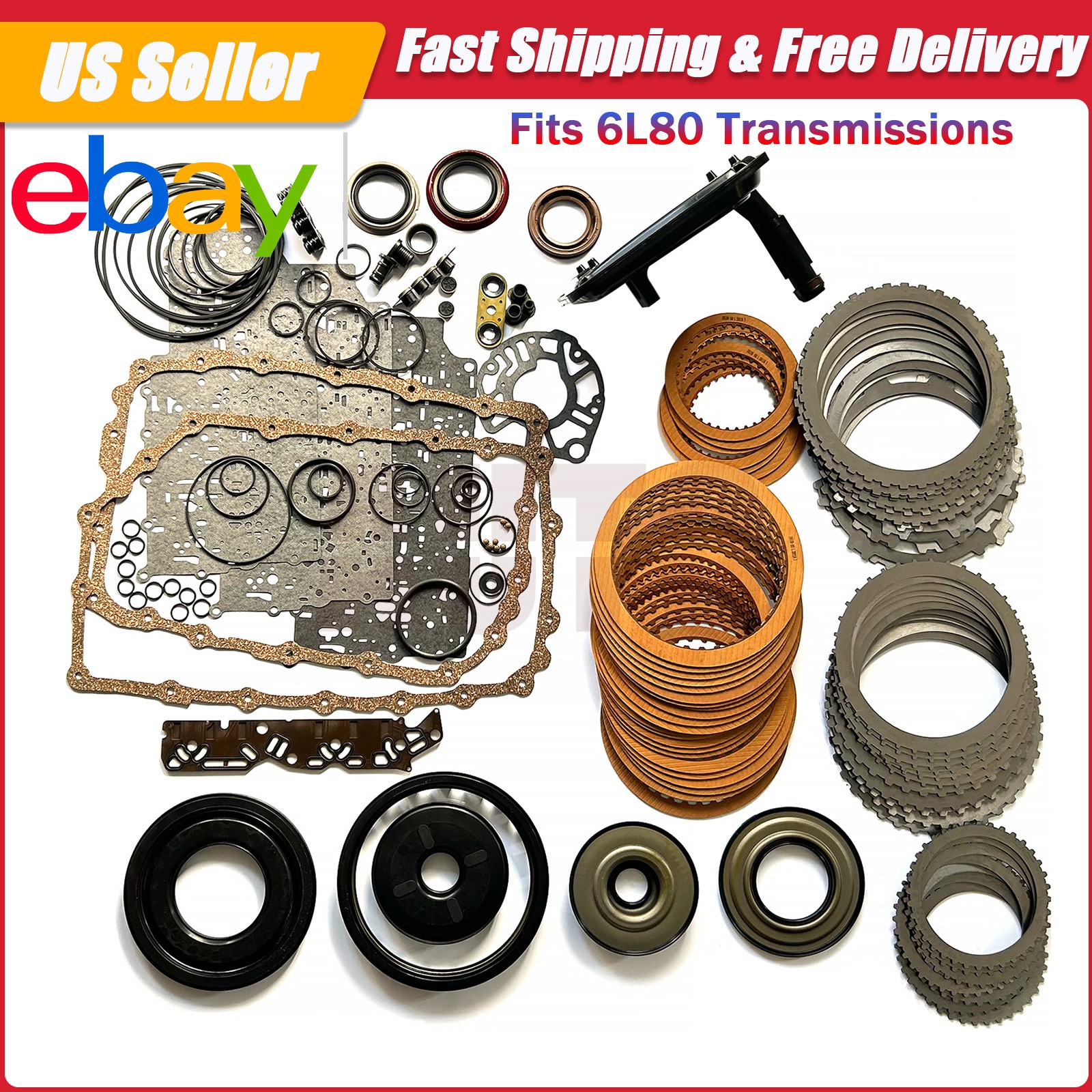 GM 6L80 Transmission ​Rebuild Master Kit W Steels Piston Kit & Filter 2006-Up US