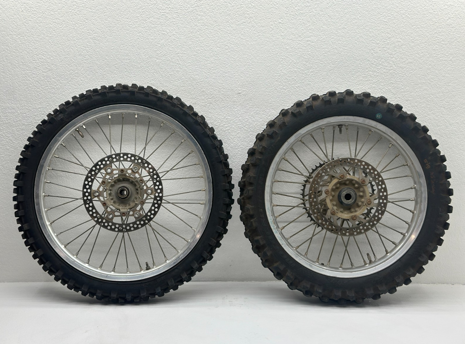 2006-2009 Yamaha Wheel Set 21/19 Inch Front Rear Rim Sprocket Hub OEM ✅