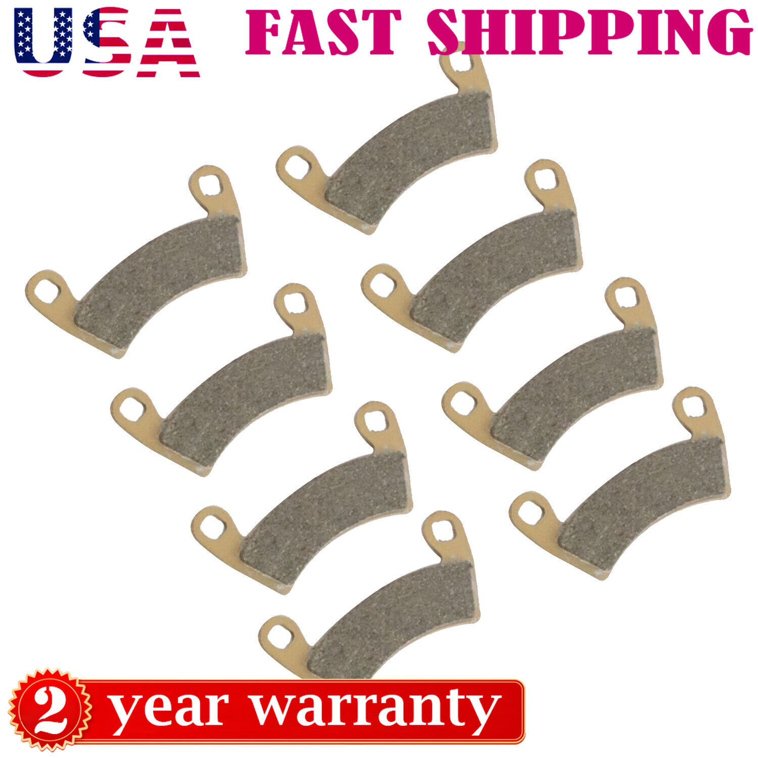 Front Rear Sintered Brake Pads For Polaris RZR XP 1000 EPS Severe Duty 2014-2021