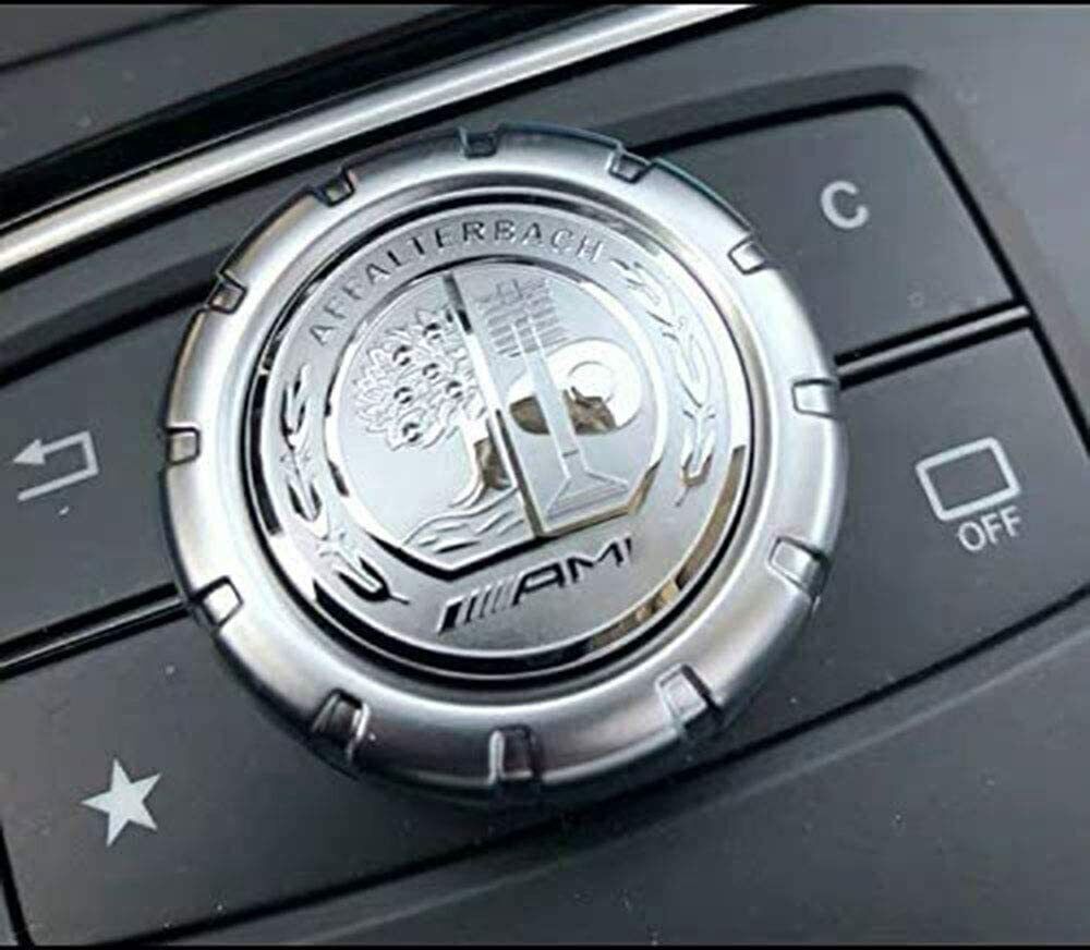 Car Auto Start Engine Ignition Button Key Knobs Emblem for AMG Mercedes Benz