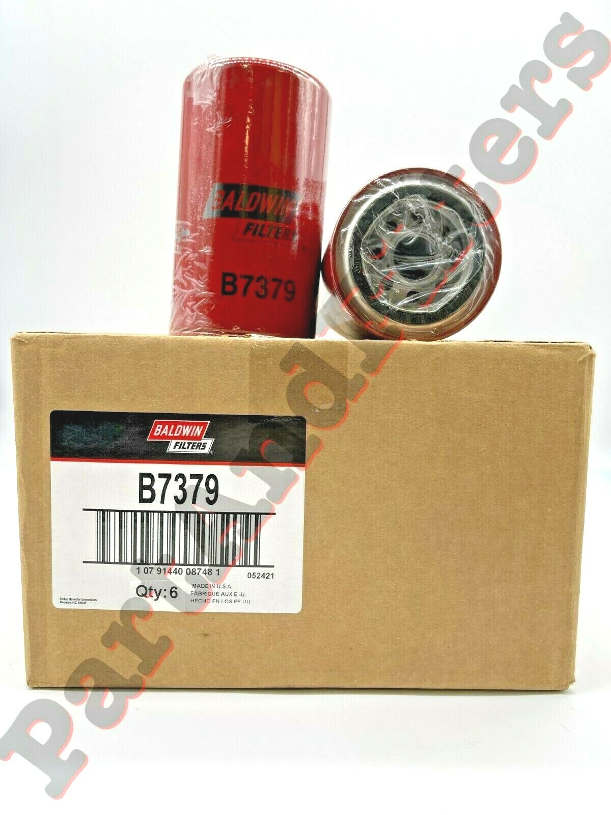 Baldwin B7379 Lube Spin-On Filter (Pack of 6)
