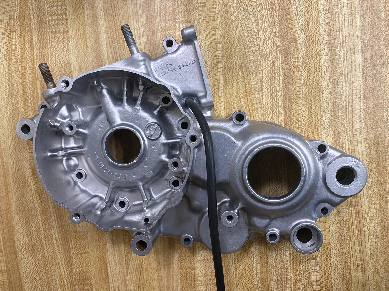 1989 RM125 Suzuki 91 RM 125 left side engine crankcase 89 .