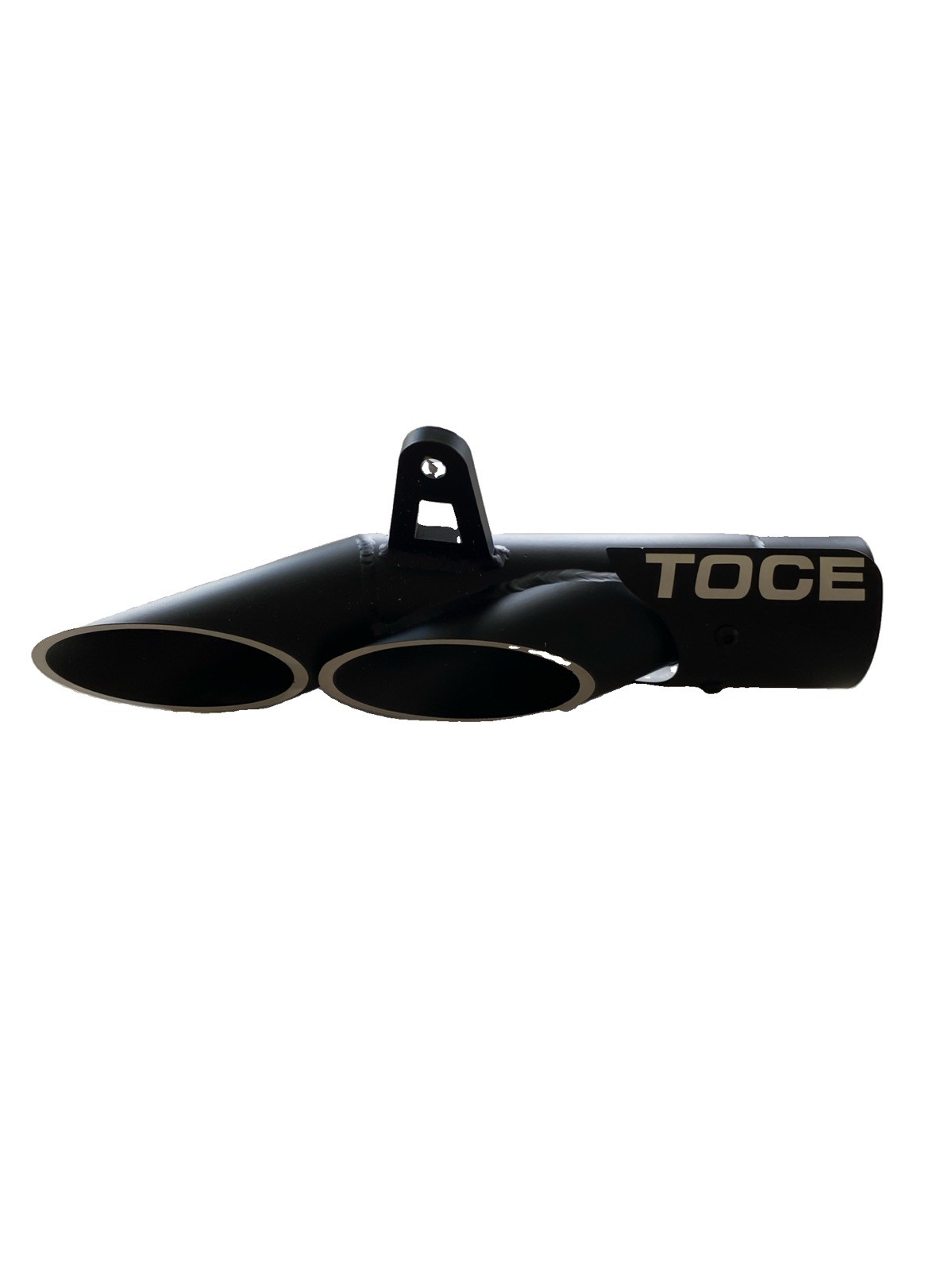 Black Toce Performance Motorcycle Exhaust Component Razor Tip