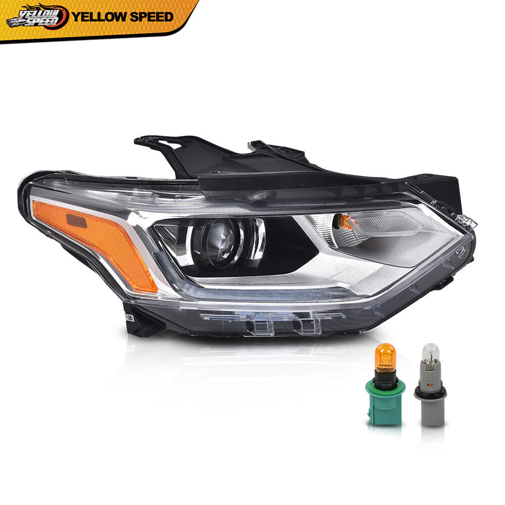 Fit For 2018-2021 Chevy Traverse HID Headlight LED DRL Passenger Right Side
