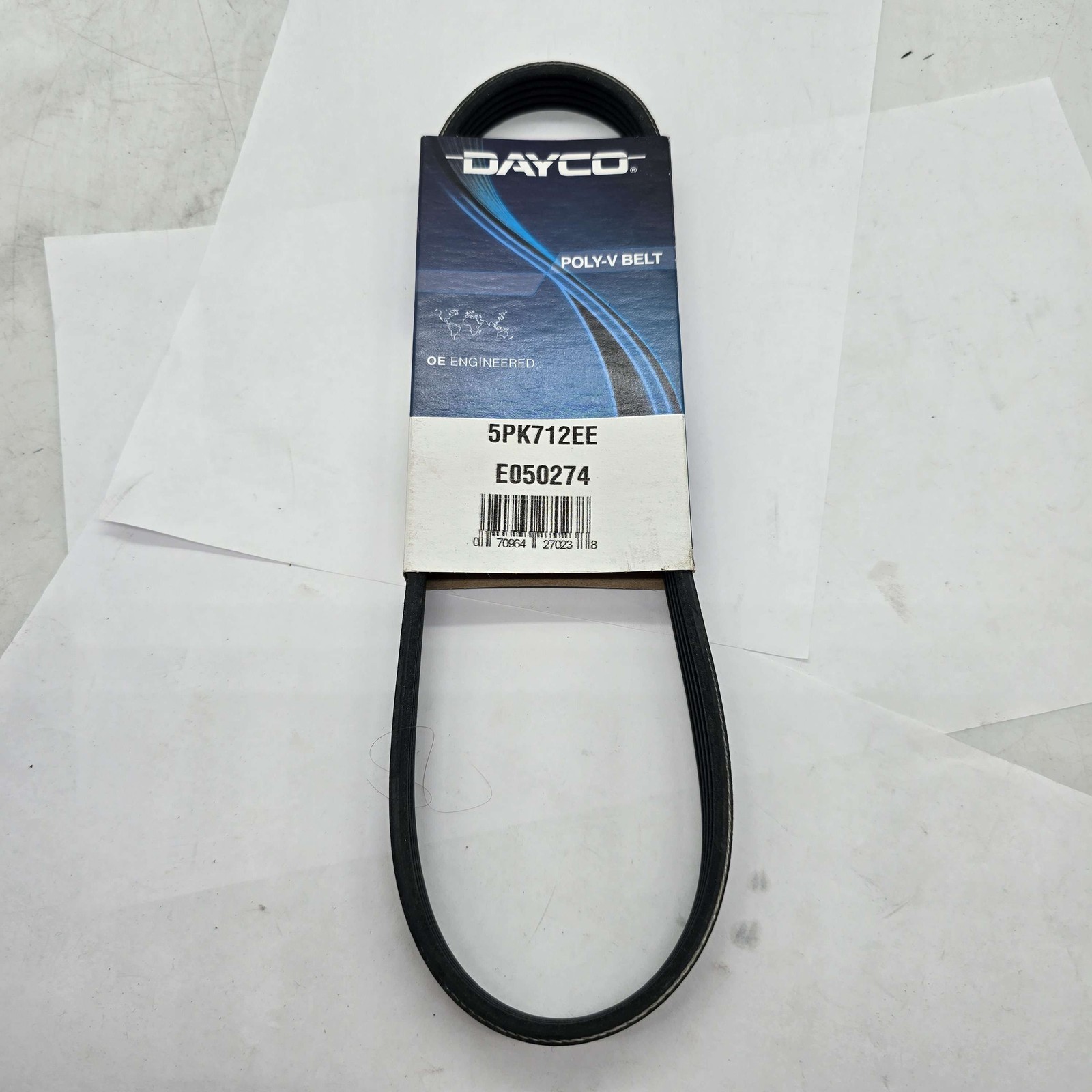 Serpentine Belt Poly-V Dayco 5PK712EE E050274