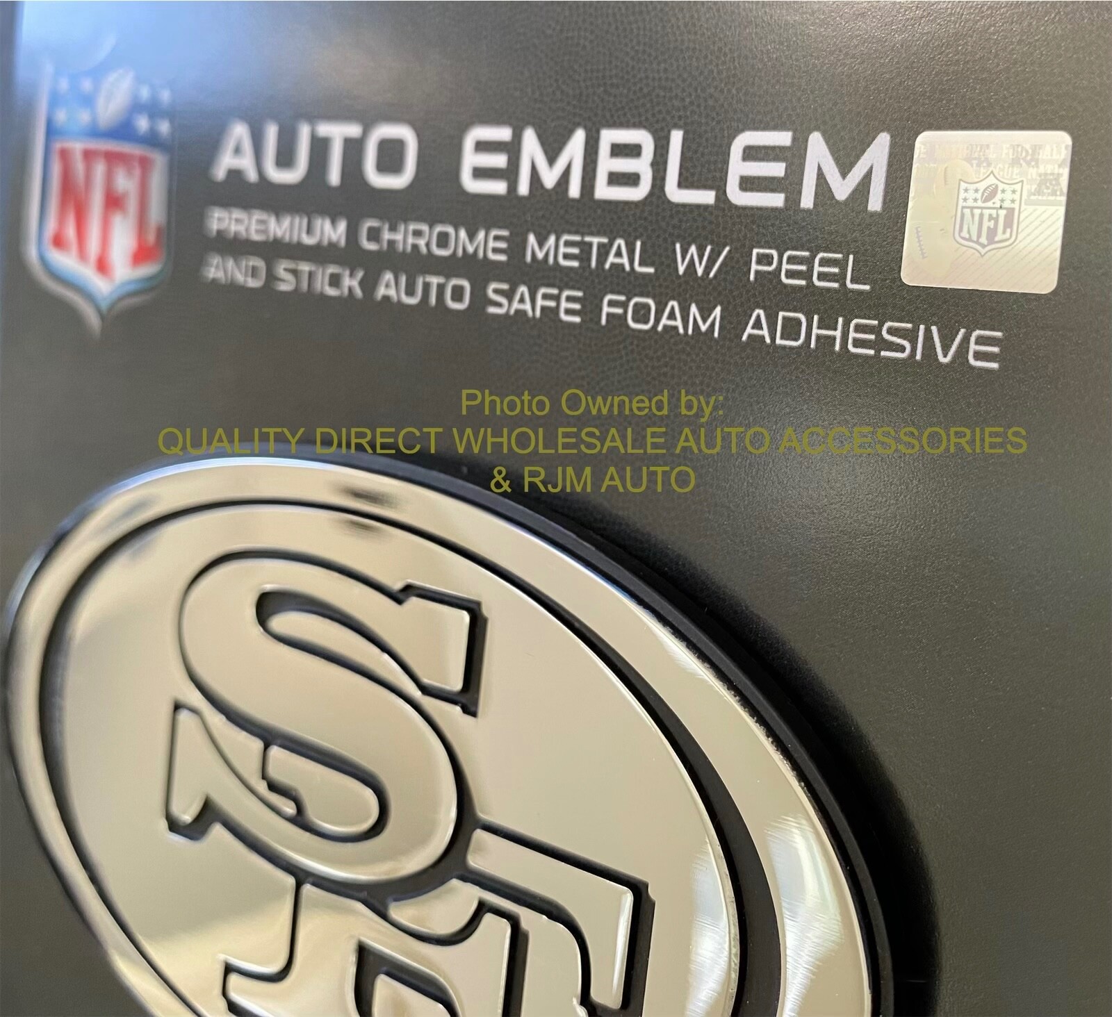Authentic ✅ NFL San Francisco 49ers Car Truck SUV Real Metal Auto Emblem GIFT 🎁 Authentic ✅ NFL San Francisco 49ers Car Truck SUV Real Metal Auto Emblem GIFT 🎁