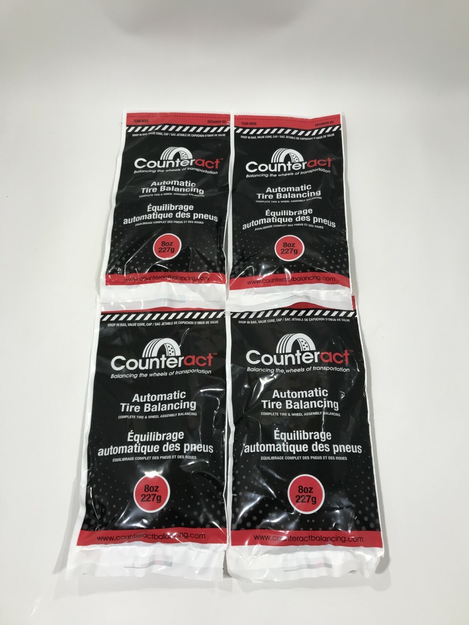 4 - 8oz Counteract Tire Balance Bead Bags🔖🔧🗽🔩