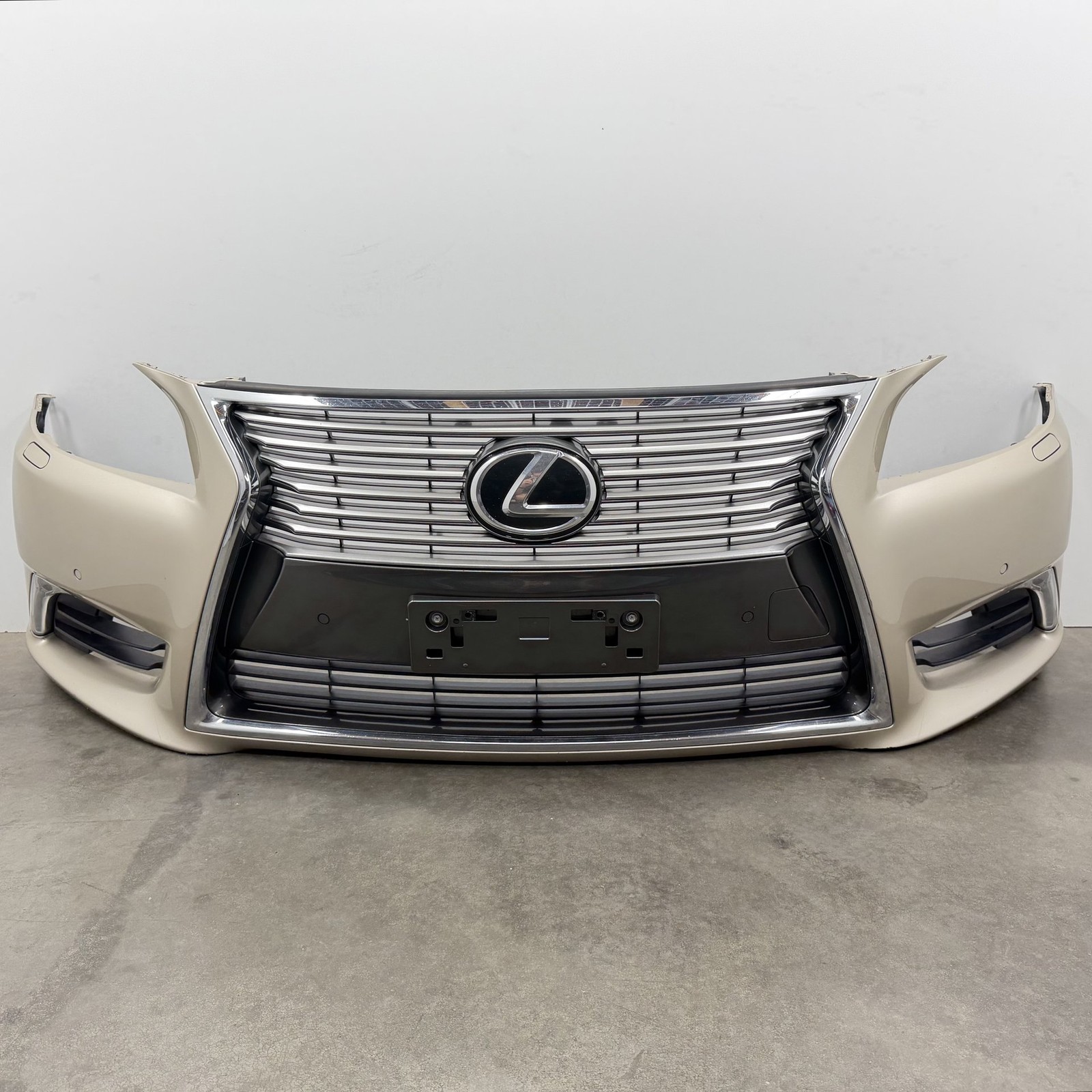 2013-2017 Lexus LS460 Front Bumper Cover Complete W/ Grills & Sensors OEM