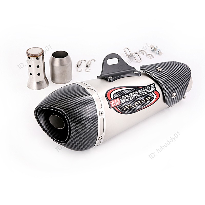 Universal 38-51 mm Exhaust Tail Pipe Motorcycle Muffler Silencer with DB Killer