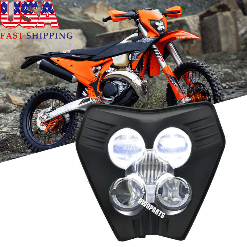 For KTM 150-500 EXC/EXCF/XCW/XCF-W/XW-F 2024-2025 New LED Lamp Headlight DRL For KTM 150-500 EXC/EXCF/XCW/XCF-W/XW-F 2024-2025 New LED Lamp Headlight DRL