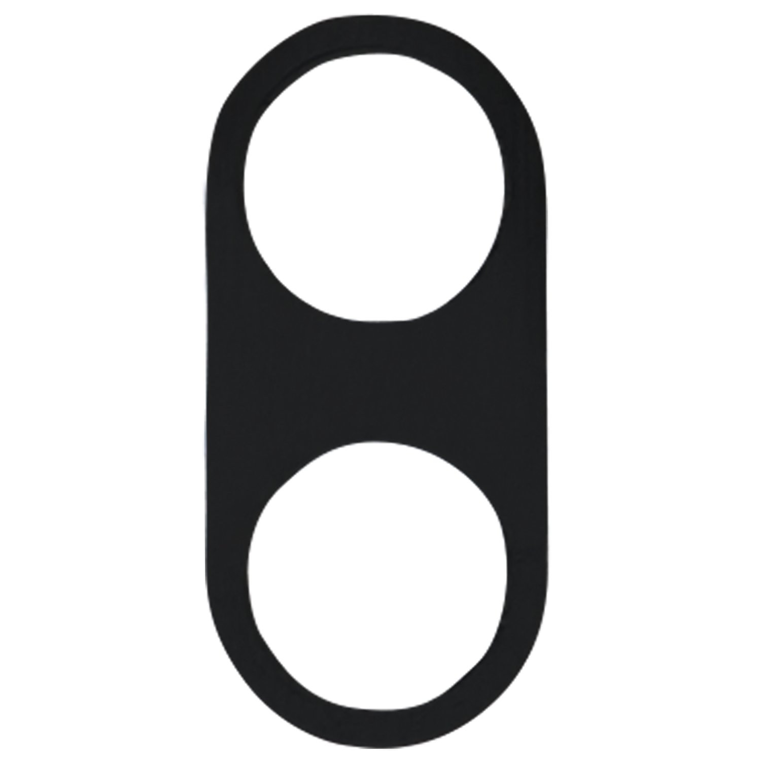 Daytona Black 2 19mm Billet Button Plate Gilbertsons KICBBP12BK