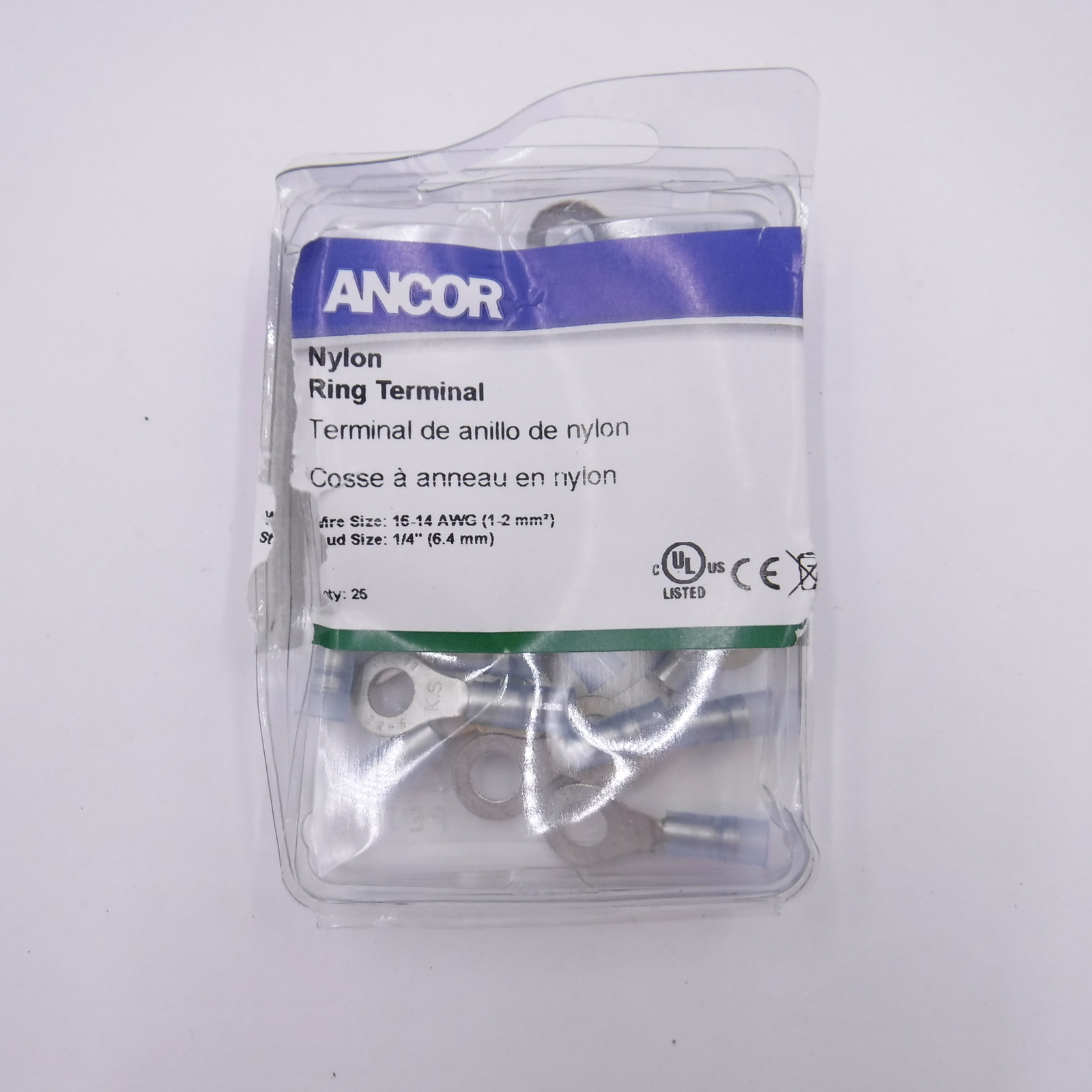 25pk Ancor 16-14 AWG 1/4\ 25pk Ancor 16-14 AWG 1/4\