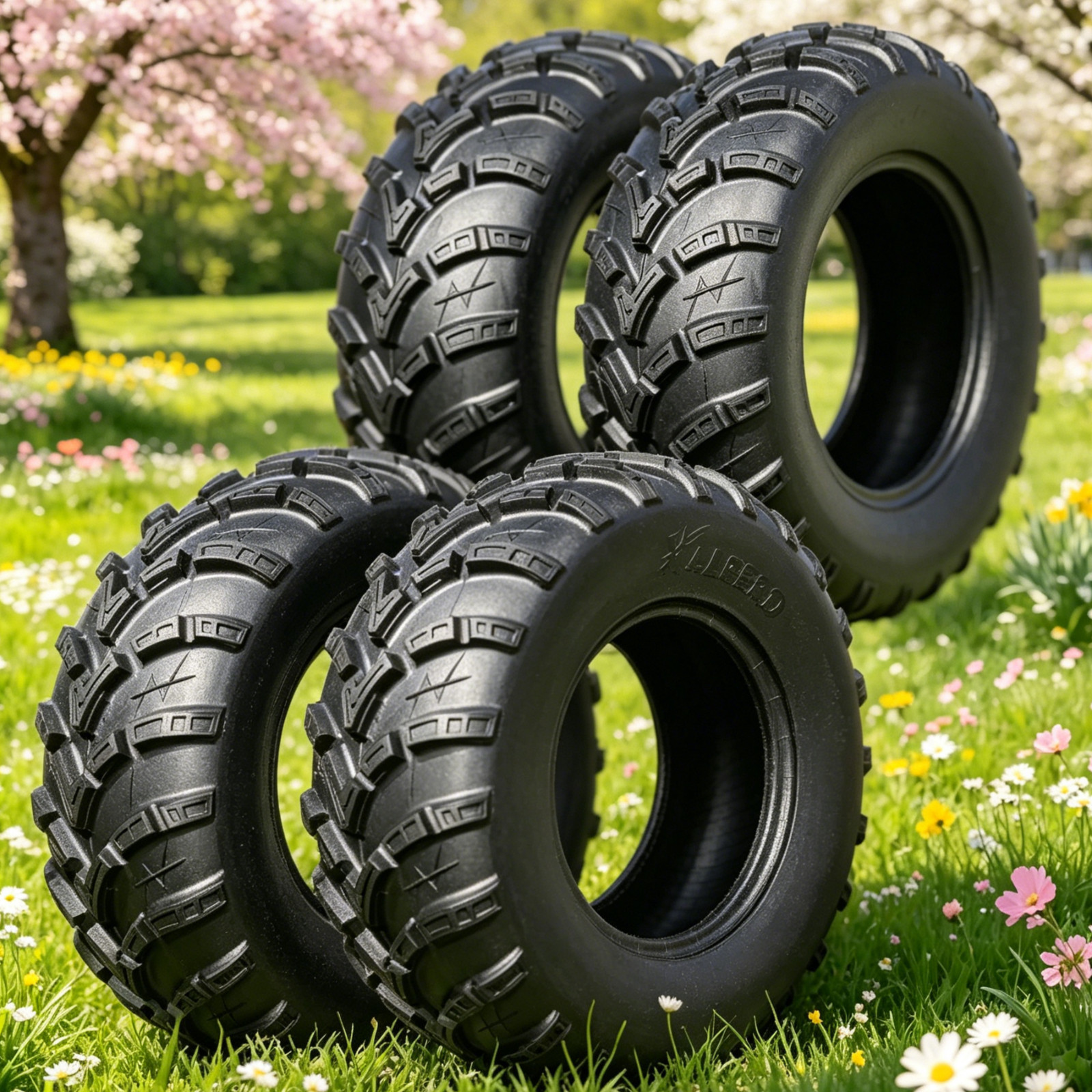 4PC 25x8-12 25x10-12 ATV Tires 25x8x12 25x10x12 Mud UTV All Terrain 6PR Tubeless