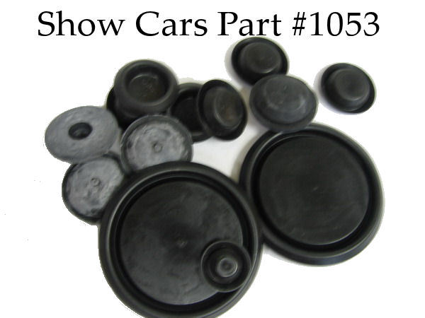 1963 EARLY 6CYL 283 327 409 ALL CHEVROLET IMPALA SS BEL AIR BODY HOLE PLUG KIT