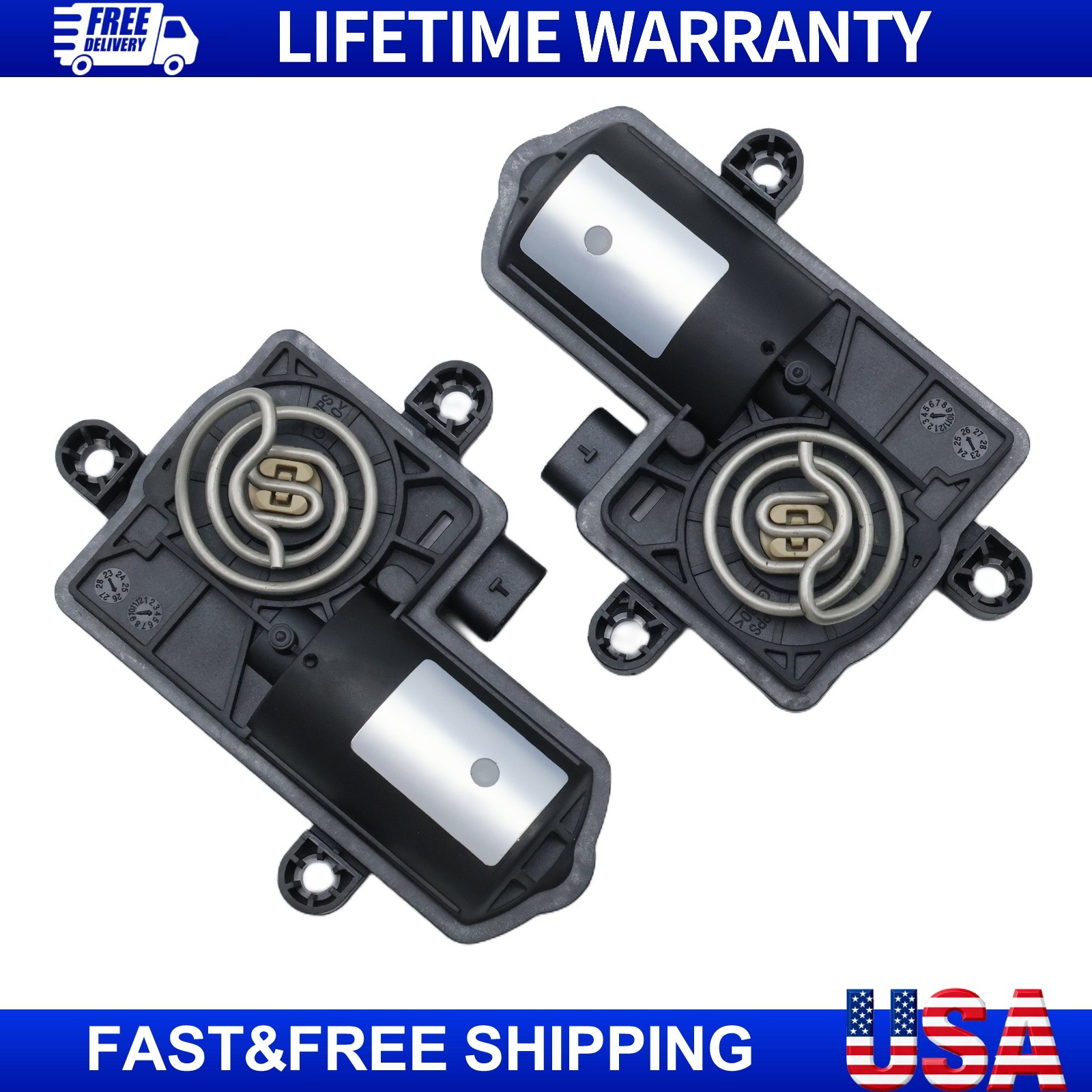 2x Active Exhaust Valve Actuator Left Right For 2015-23 Dodge Charger 5.7L 6.2L