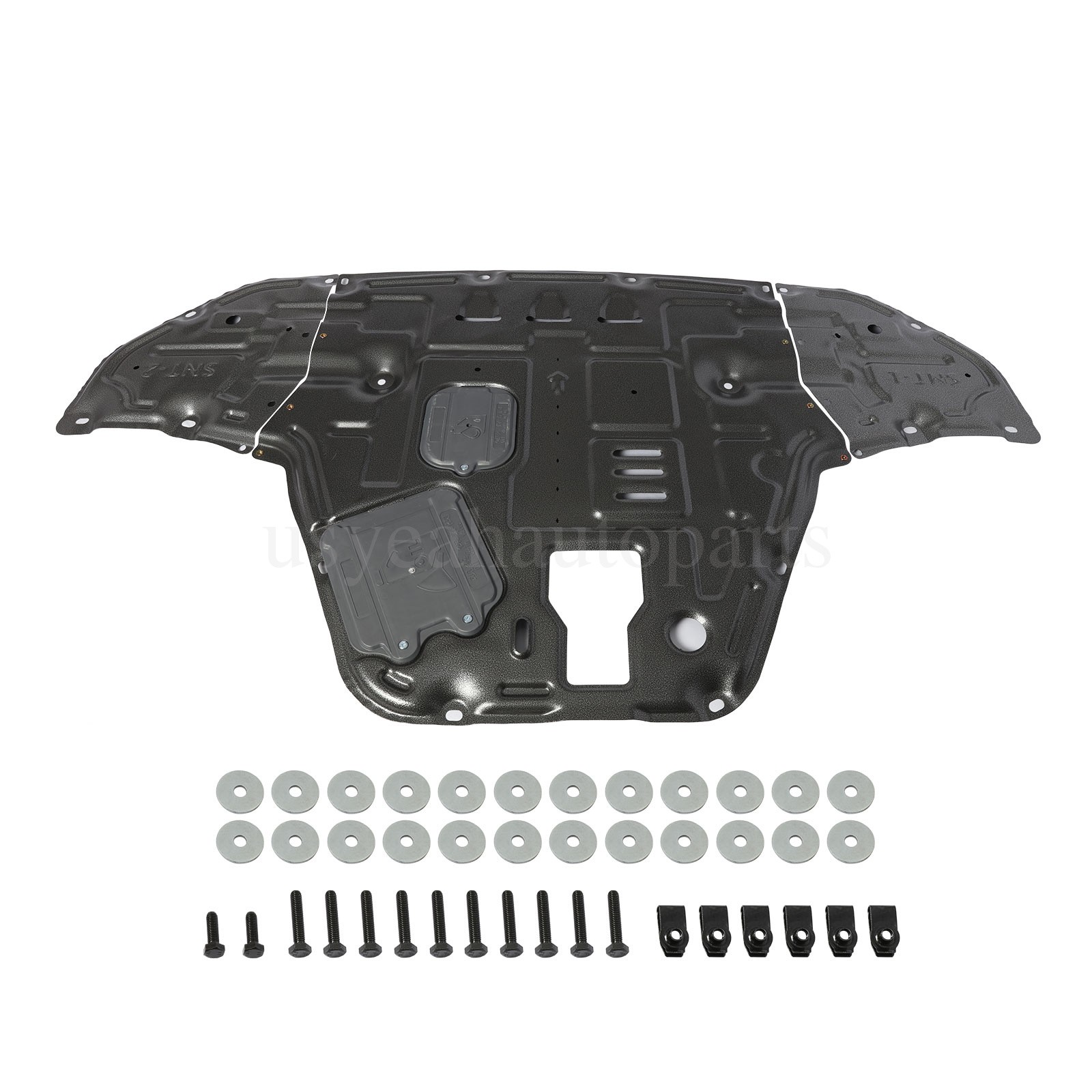 Engine Skid Plate Under Splash Shield For 2024-2025 Hyundai Sonata Black Engine Skid Plate Under Splash Shield For 2024-2025 Hyundai Sonata Black