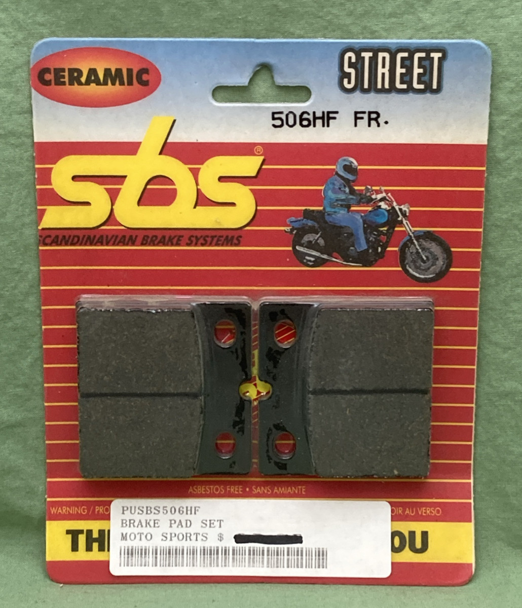 NEW GENUINE SBS 506HF Ceramic Street Brake Pads NEW GENUINE SBS 506HF Ceramic Street Brake Pads