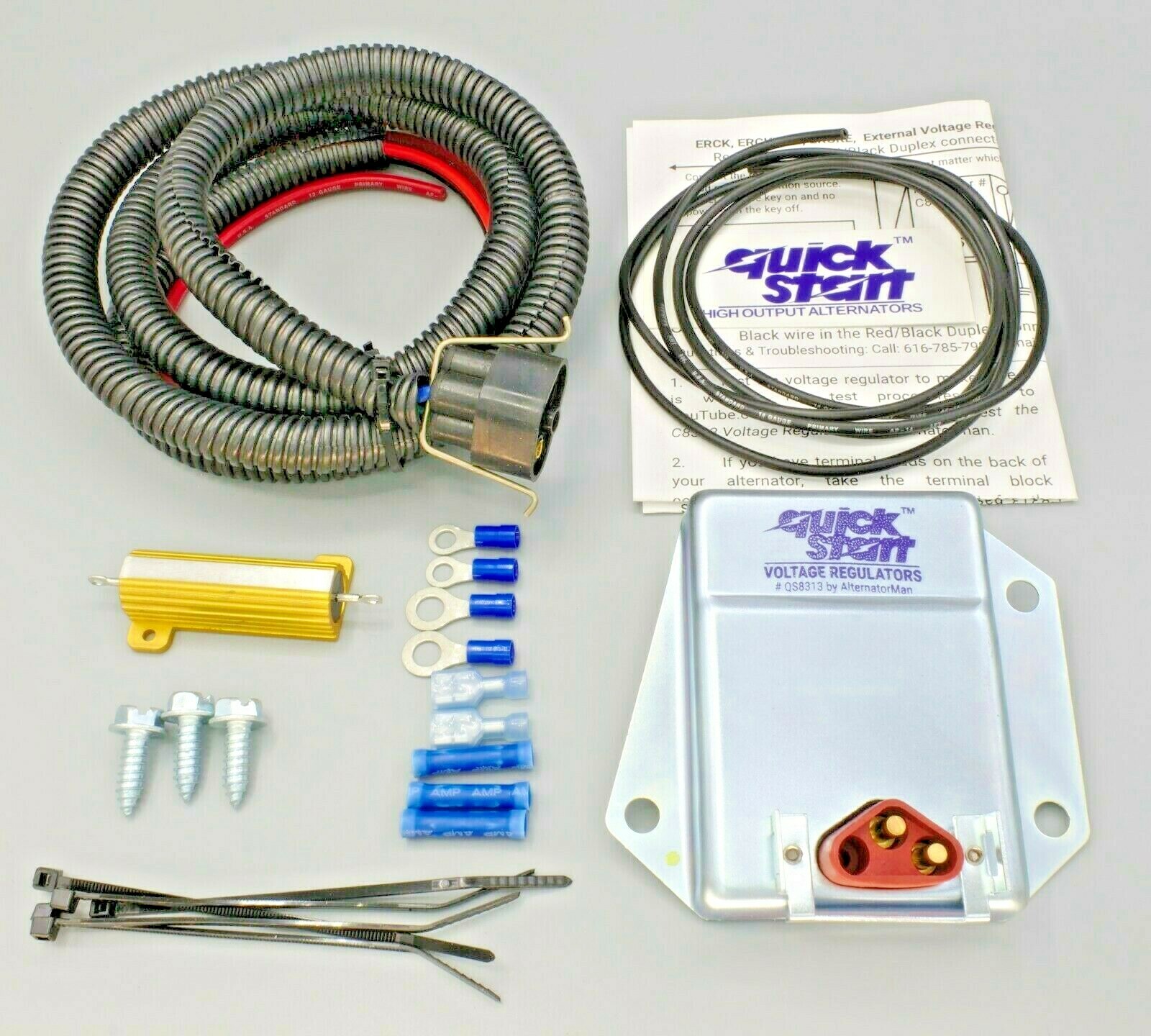 1991- 2005 JEEP, Dodge, Chrysler  ECU VOLTAGE REGULATOR BYPASS KIT, 14.3V PRESET