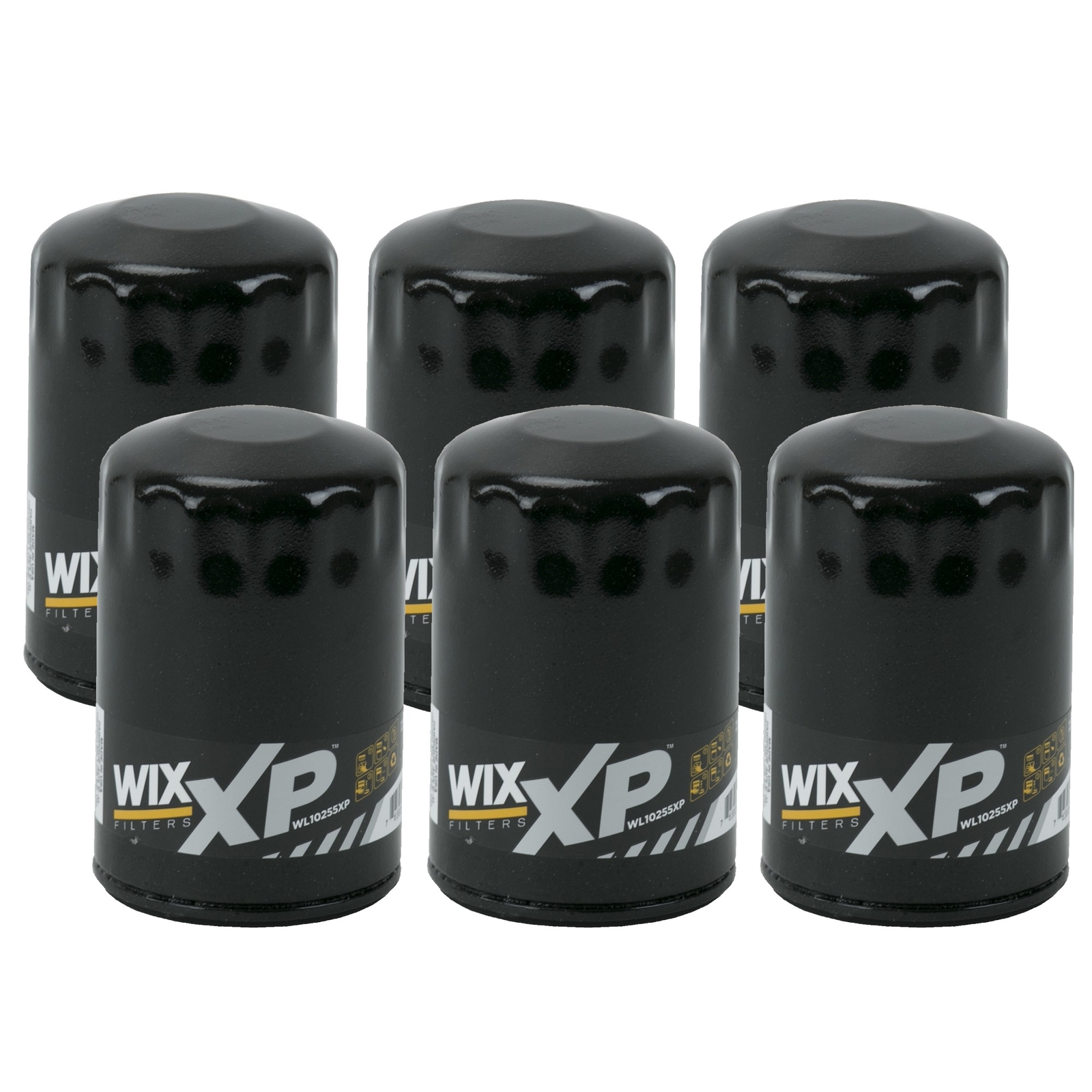 Wix Xp Set of 6 Engine Motor Oil Filters For Buick Cadillac Chevrolet GMC FI