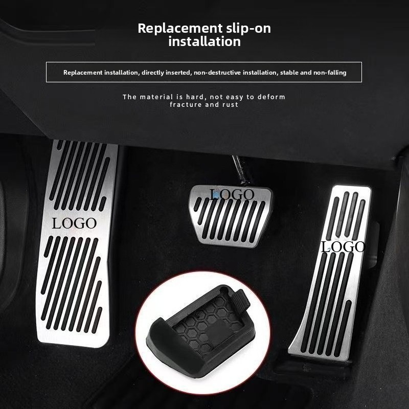 3PCS Aluminum Accelerator Brake Pedal For BMW M new 2 3 4 5 6 Series X3X4X5X6