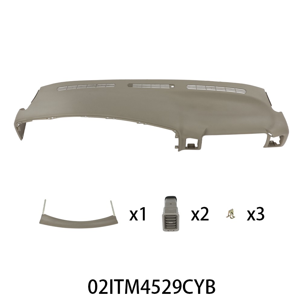 Molded Dash Cover Overlay Fit For 1999-2006 Silverado Sierra Light Tan