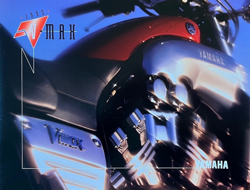 1995 Yamaha V-Max 4-page brochure-VMax  Original LIT-11111-14-95