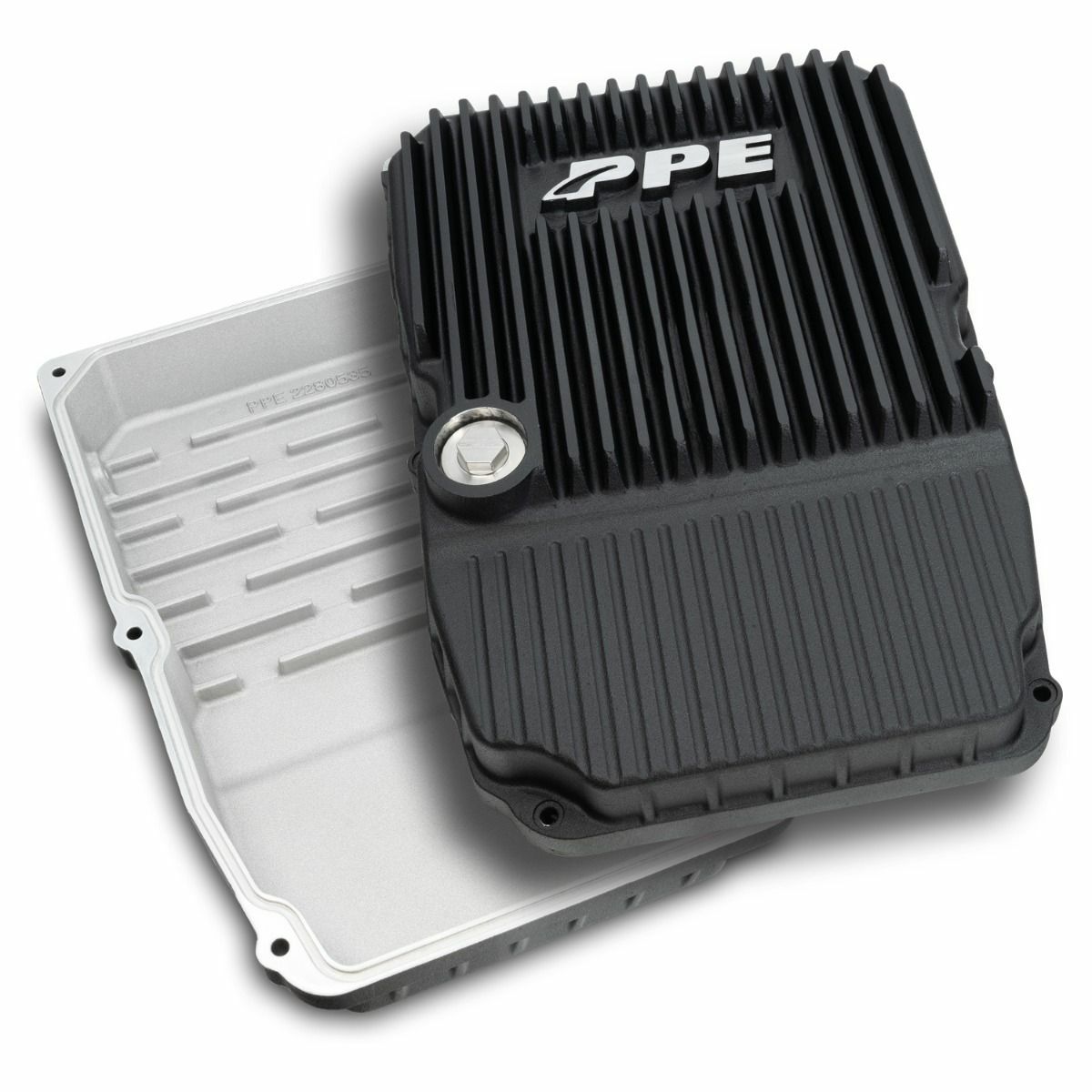PPE Heavy Duty Black Transmission Pan For 2006-2018 Dodge/Jeep WA580/W5A580/NAG1