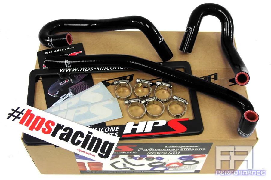HPS Silicone Heater Hose Kit For Toyota 00-06 Tundra V8 4.7L LHD - Black