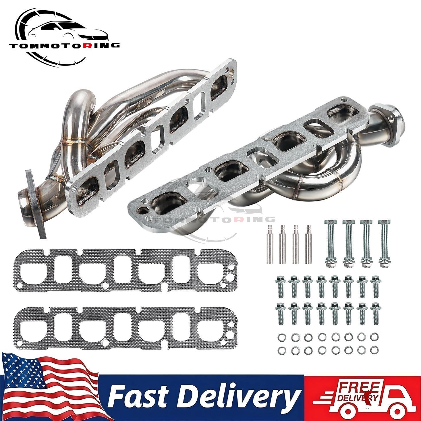 New Stainless Shorty Headers for 03-08 Ram 1500 2500 3500 5.7L Hemi Truck