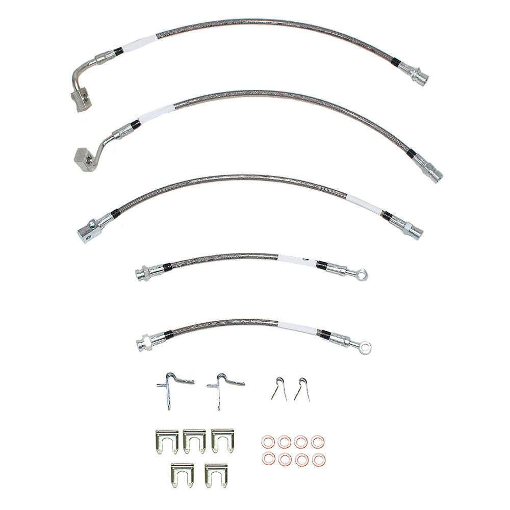 HSK0056SS - 01-05 GM S-Series 4wd with 4 Wheel Disc Brakes; Complete Brake Hose