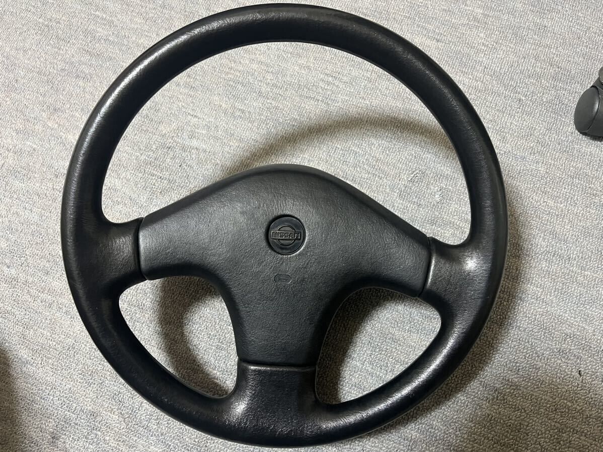 Nissan genuine steering wheel 180SX S13 PS13 13 Silvia　JDM