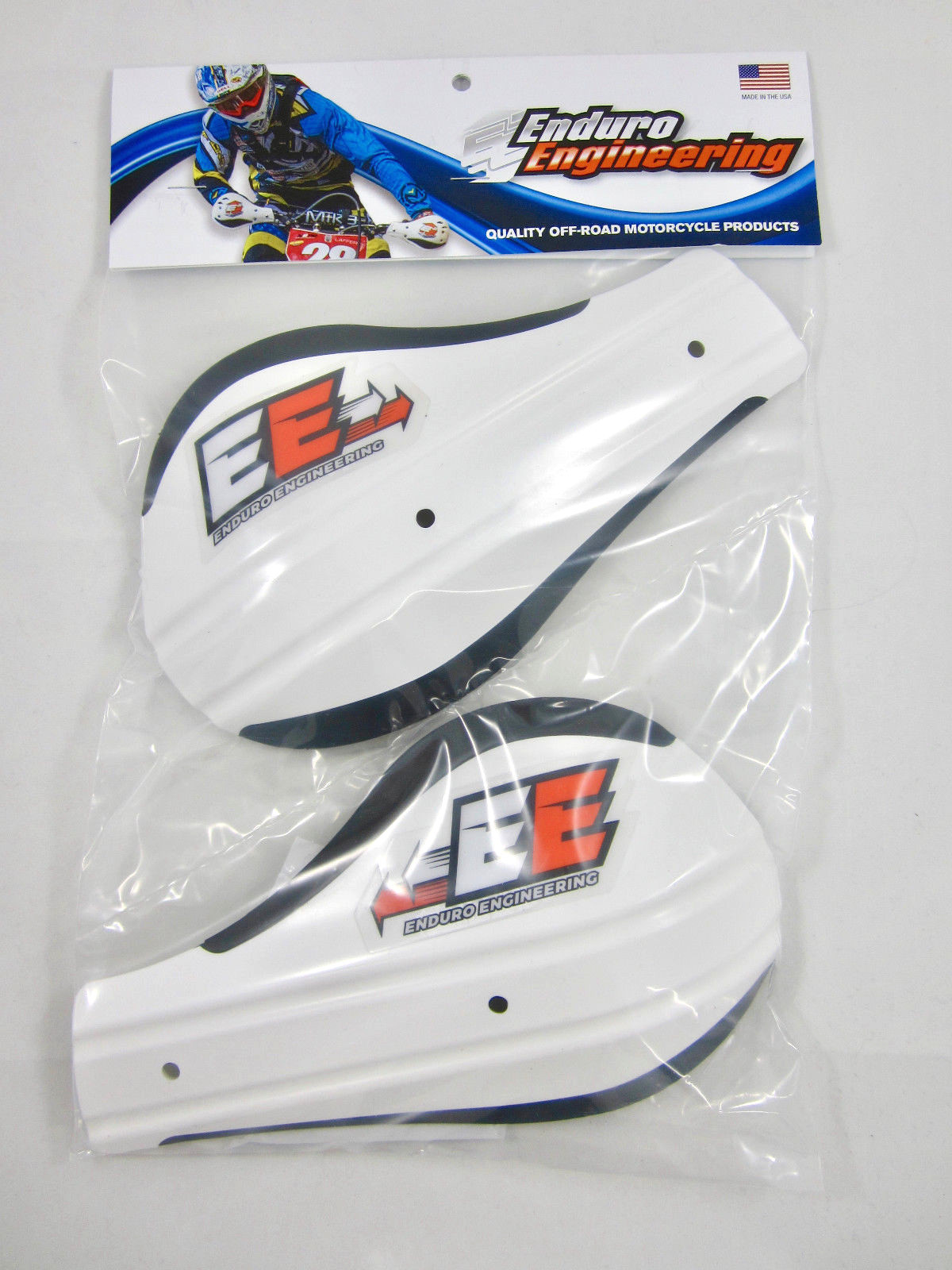 Enduro Engineering Evolution II EVO 2 White Plastic Roost Deflector Handguards