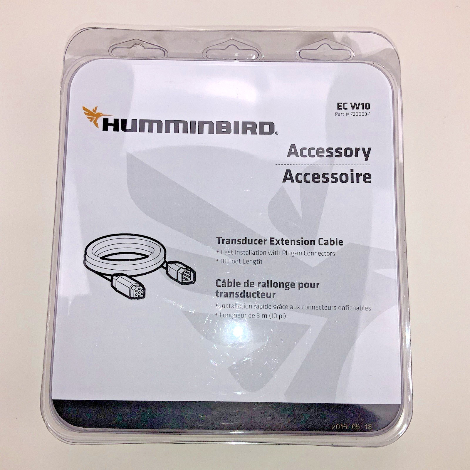 Humminbird EC W10 Transducer Extension Cable 10 Ft 720003-1 New Sealed Vintage Humminbird EC W10 Transducer Extension Cable 10 Ft 720003-1 New Sealed Vintage