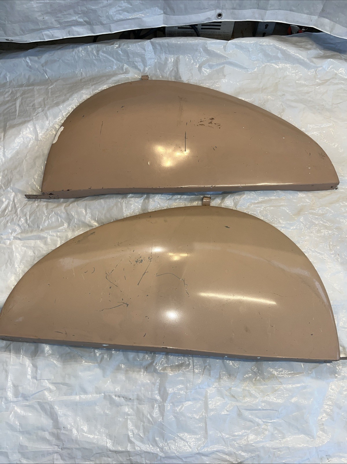 1939 Chevy Master Deluxe Fender Skirts Pair Aftermarket Chevrolet Vintage Tear D