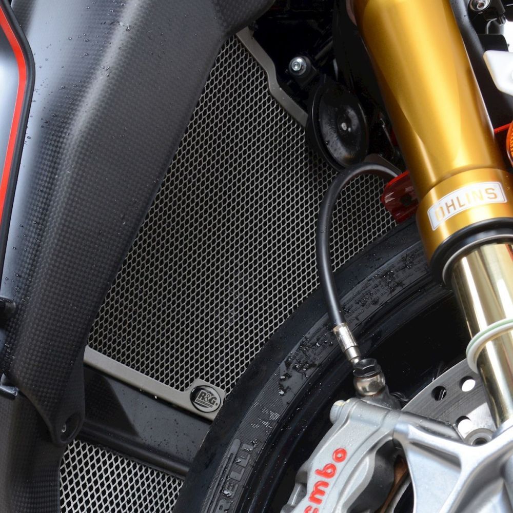 R&G Red Aluminum Radiator Guard For 20-24 MV Agusta Brutale 1000 Serie Oro