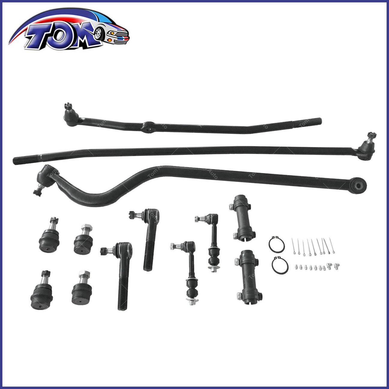 13pcs Front Suspension Kit For 98 99 Dodge Ram 1500 2500 4WD 4X4