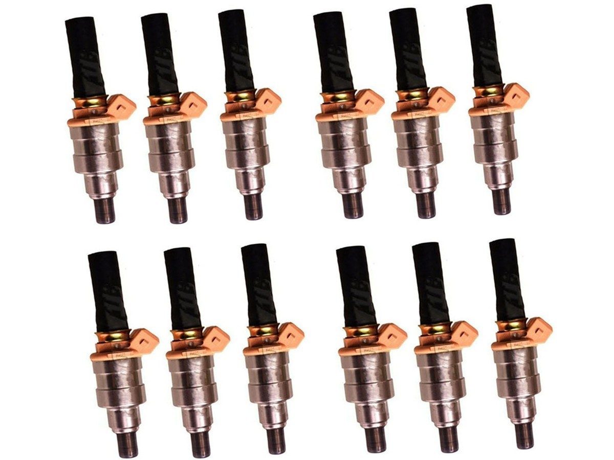 12PCS/SET Upgrade Fuel Injectors 16600-01P10 For 1981-1992 Jaguar XJS 5.3L V12