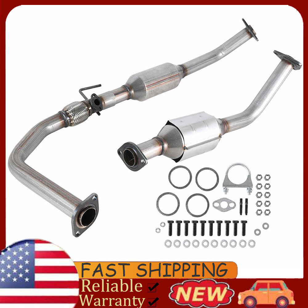 2X Exhaust Catalytic Converter For Toyota Tundra 2003-2004 4.7L V8 Left & Right