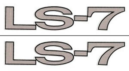 Chevrolet Camaro LS-7 Hood Decal Set (1 pair)