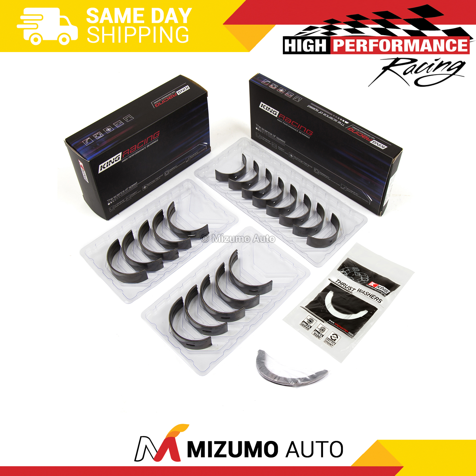 KING XP Racing Main Rod Bearing Set D16A1 D16A6 D16Y5 D16Y7 D16Y8 D16Z6 D16Y