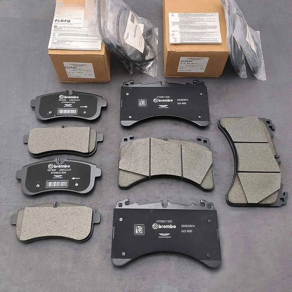 New Front & Rear Brake Pad Kits Fit Aston Martin DBX + FREE SENSOR USA