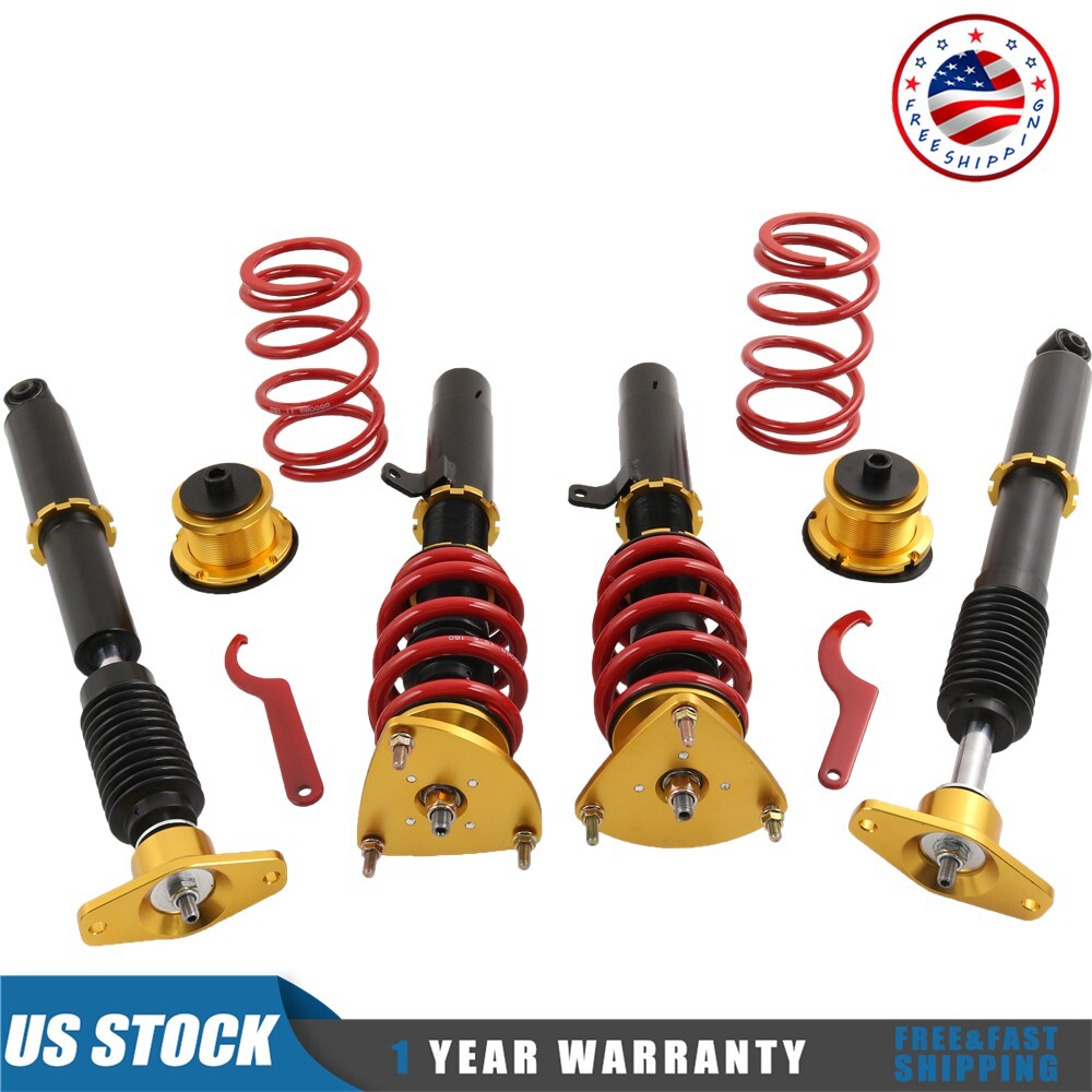 NEW Coilovers Assembly Adjustable Height Struts Shocks Kits Fits Mazda 3 04-2013