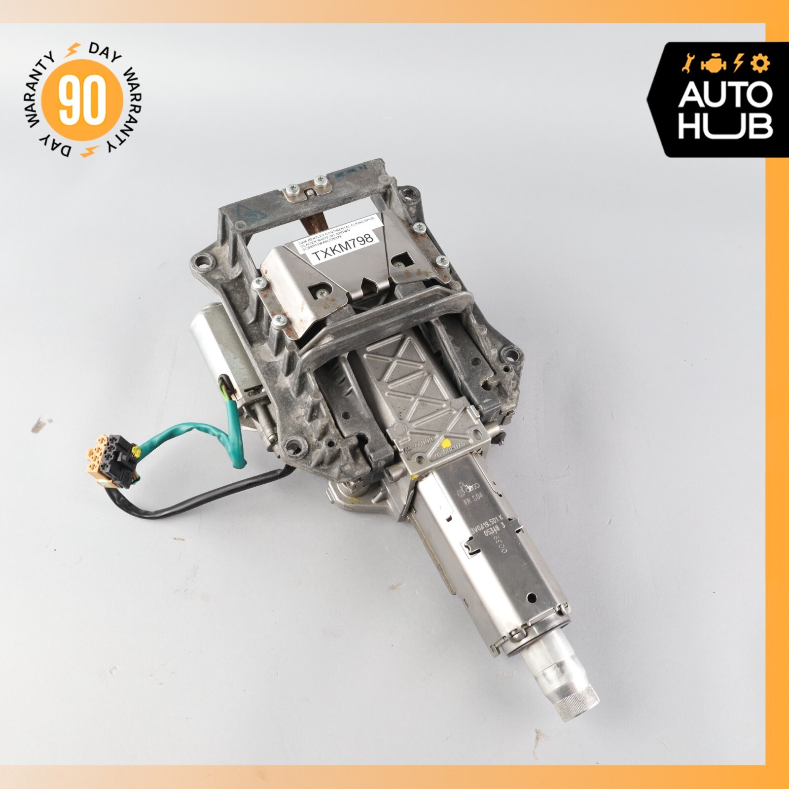 03-13 Bentley Continental Flying Spur GT Steering Column W/ Adjust Motor OEM 58k 03-13 Bentley Continental Flying Spur GT Steering Column W/ Adjust Motor OEM 58k