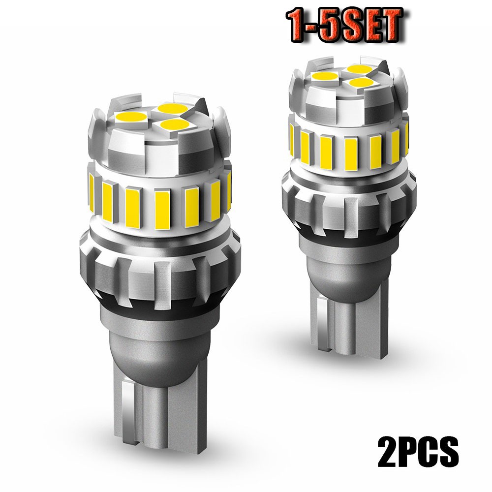 AUXITO  T15 912 921 White LED License Plate Side Marker Light Bulb Canbus 2-10x